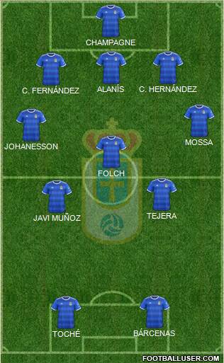 Real Oviedo S.A.D. Formation 2018