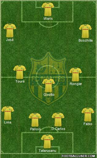 FC Nantes Formation 2018