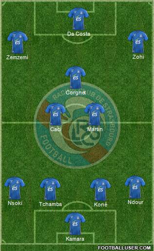 Racing Club de Strasbourg-Football Formation 2018