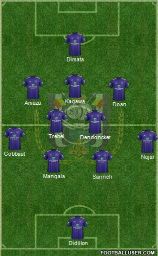 RSC Anderlecht Formation 2018