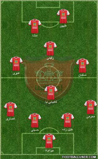 Persepolis Tehran Formation 2018