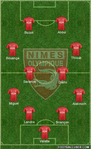 Nîmes Olympique Formation 2019