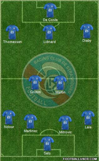 Racing Club de Strasbourg-Football Formation 2019