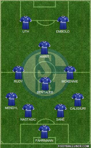 FC Schalke 04 Formation 2019