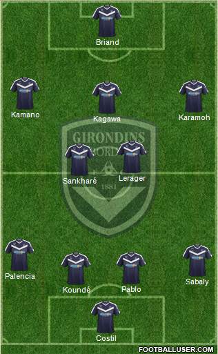 FC Girondins de Bordeaux Formation 2019