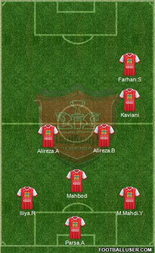 Persepolis Tehran Formation 2019