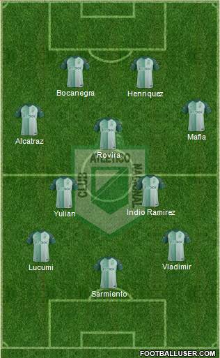 CDC Atlético Nacional Formation 2019