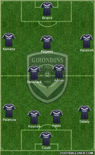 FC Girondins de Bordeaux Formation 2019