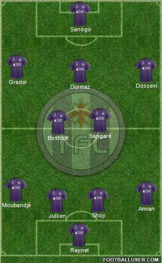 Toulouse Football Club Formation 2019