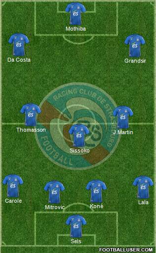 Racing Club de Strasbourg-Football Formation 2019