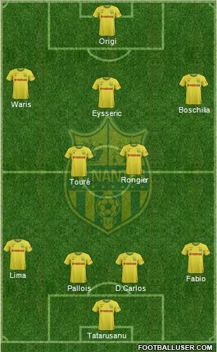 FC Nantes Formation 2019