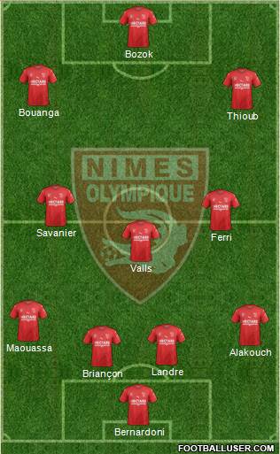 Nîmes Olympique Formation 2019