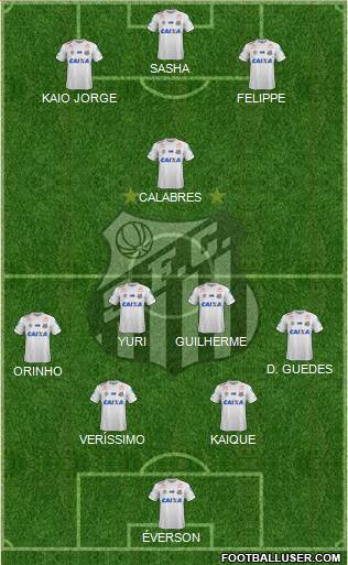 Santos FC Formation 2019