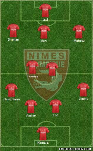 Nîmes Olympique Formation 2019