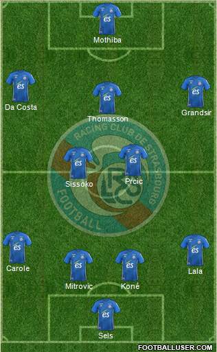 Racing Club de Strasbourg-Football Formation 2019