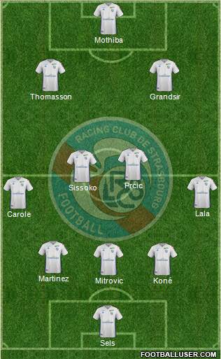 Racing Club de Strasbourg-Football Formation 2019