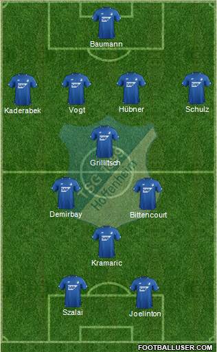 TSG 1899 Hoffenheim Formation 2019