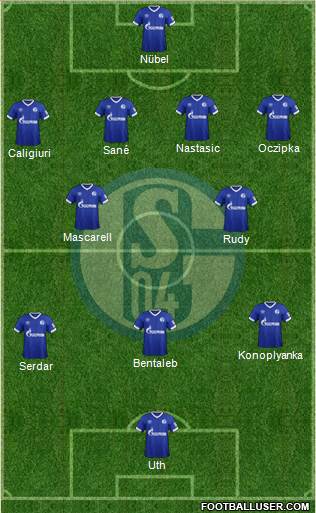 FC Schalke 04 Formation 2019