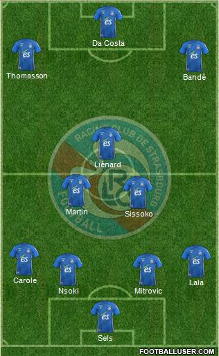 Racing Club de Strasbourg-Football Formation 2019