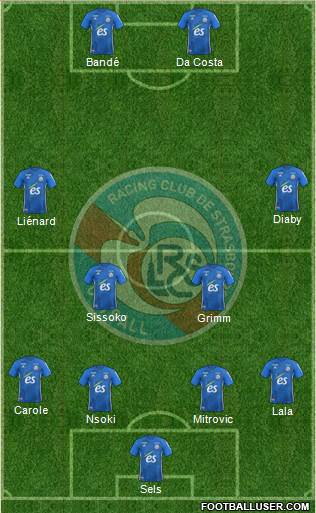 Racing Club de Strasbourg-Football Formation 2019