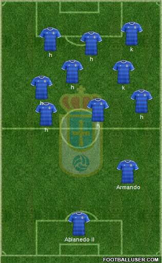 Real Oviedo S.A.D. Formation 2019