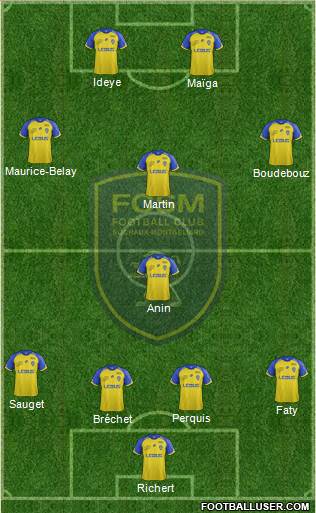 FC Sochaux-Montbéliard Formation 2019