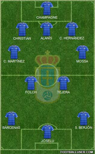 Real Oviedo S.A.D. Formation 2019