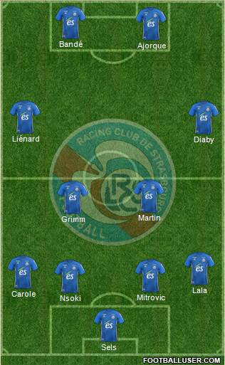 Racing Club de Strasbourg-Football Formation 2019