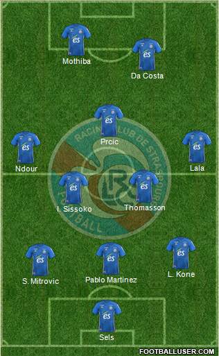 Racing Club de Strasbourg-Football Formation 2019