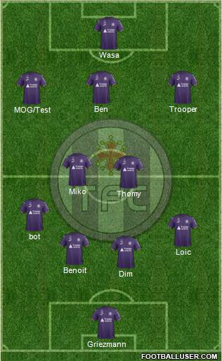 Toulouse Football Club Formation 2019