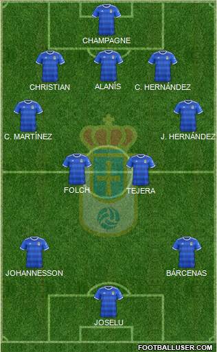 Real Oviedo S.A.D. Formation 2019