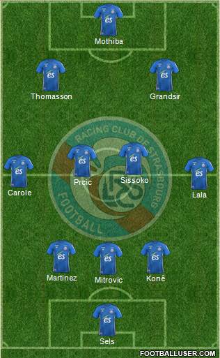 Racing Club de Strasbourg-Football Formation 2019