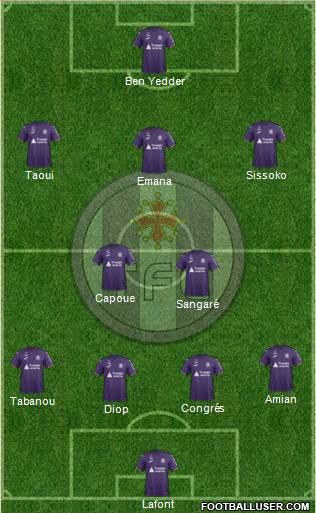 Toulouse Football Club Formation 2019