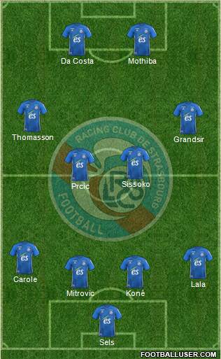 Racing Club de Strasbourg-Football Formation 2019