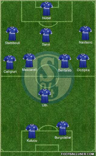 FC Schalke 04 Formation 2019