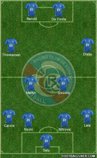 Racing Club de Strasbourg-Football Formation 2019