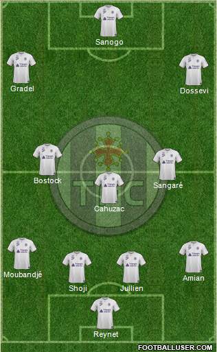 Toulouse Football Club Formation 2019