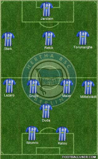 Hertha BSC Berlin Formation 2019