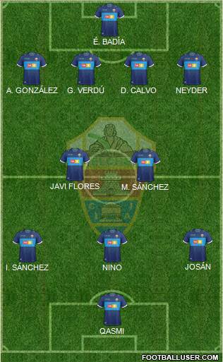 Elche C.F., S.A.D. Formation 2019