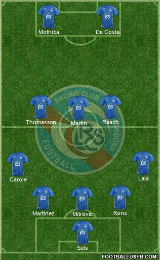 Racing Club de Strasbourg-Football Formation 2019