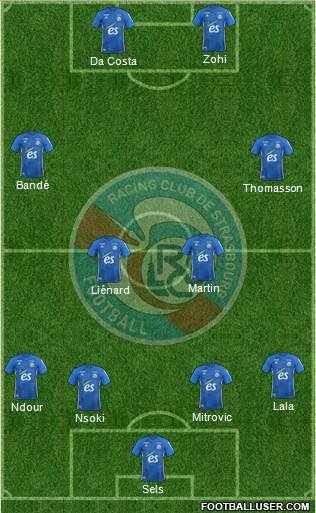 Racing Club de Strasbourg-Football Formation 2019