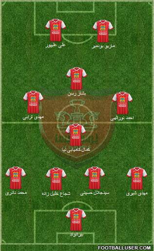 Persepolis Tehran Formation 2019