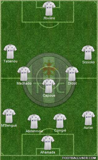 Toulouse Football Club Formation 2019