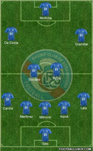 Racing Club de Strasbourg-Football Formation 2019