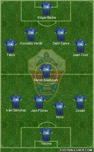 Elche C.F., S.A.D. Formation 2019