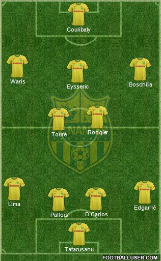 FC Nantes Formation 2019