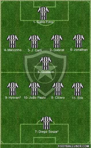 Botafogo FR Formation 2019