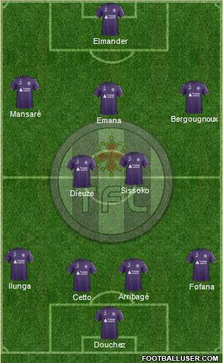 Toulouse Football Club Formation 2019