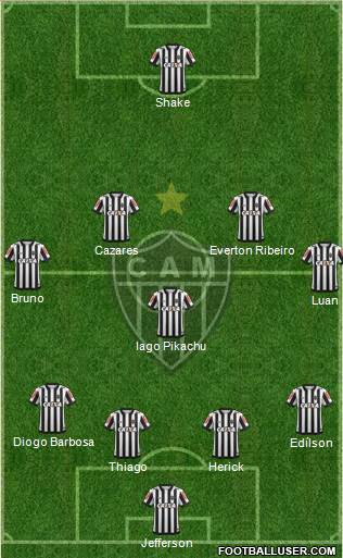 C Atlético Mineiro Formation 2019