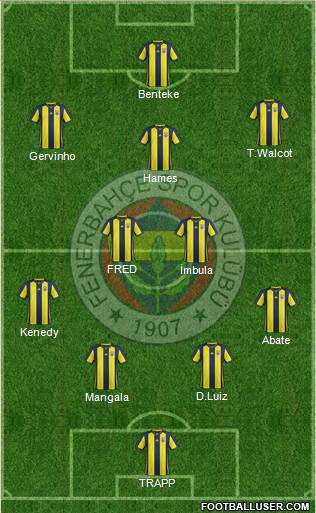 Fenerbahçe SK Formation 2019